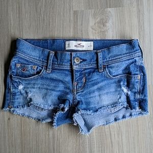 Hollister denim cutoff shorts